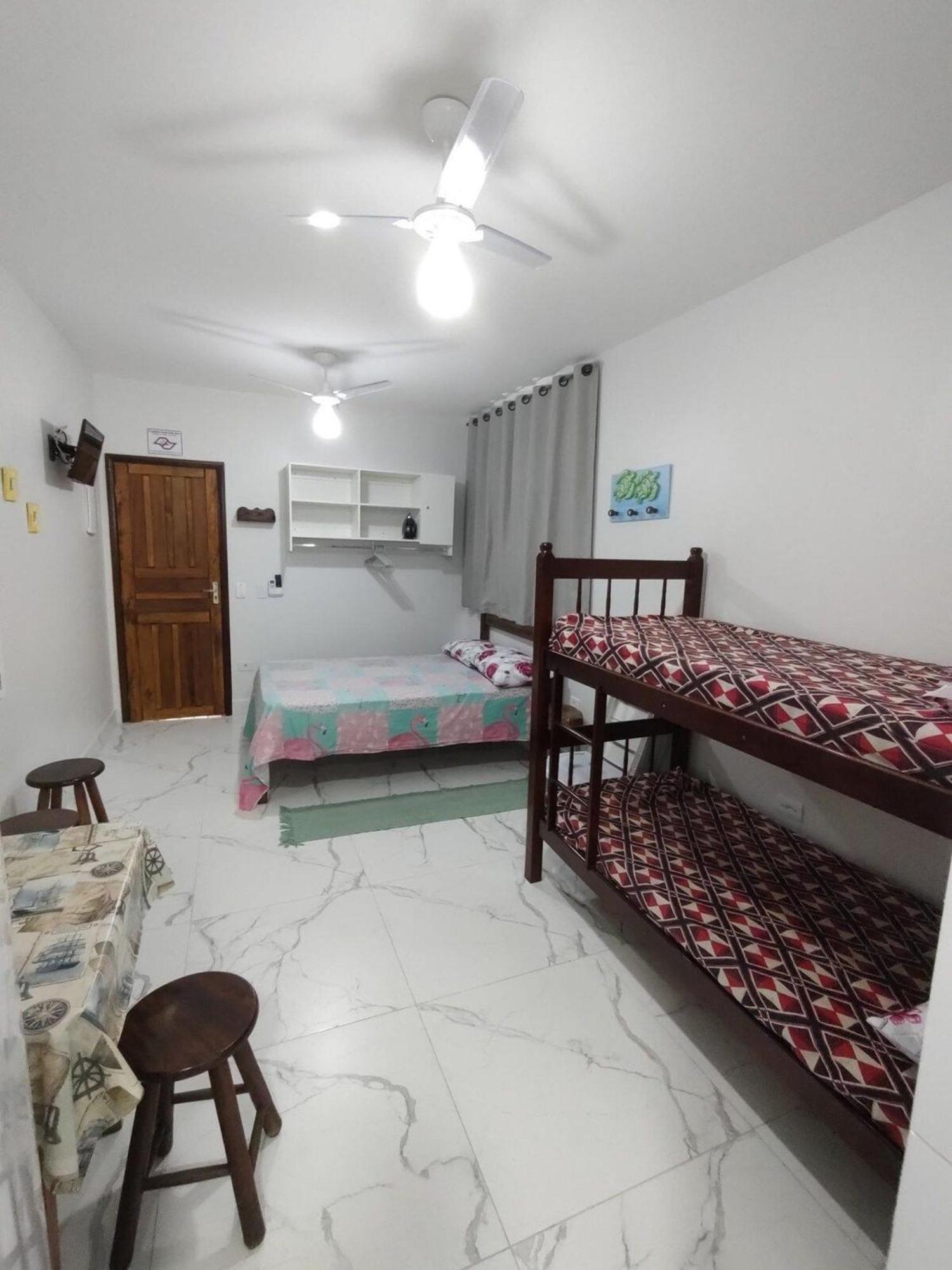 Kit Net Na Praia Grande Ubatuba 200 Metros Do Mar Екстериор снимка